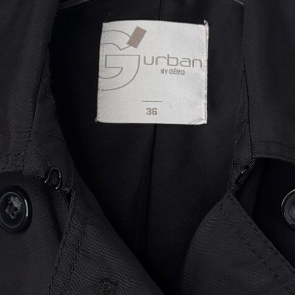 G’Urban By Gemo Classic Double Breasted Belted Trench Coat Made in France Size S - Picture 4 of 7